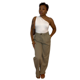 Lula Linen Pants - Green