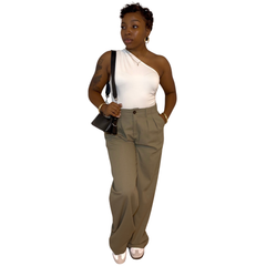 Lula Linen Pants - Green