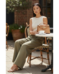 Lula Linen Pants - Green