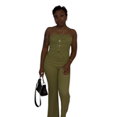 Raya Pants Set - Green