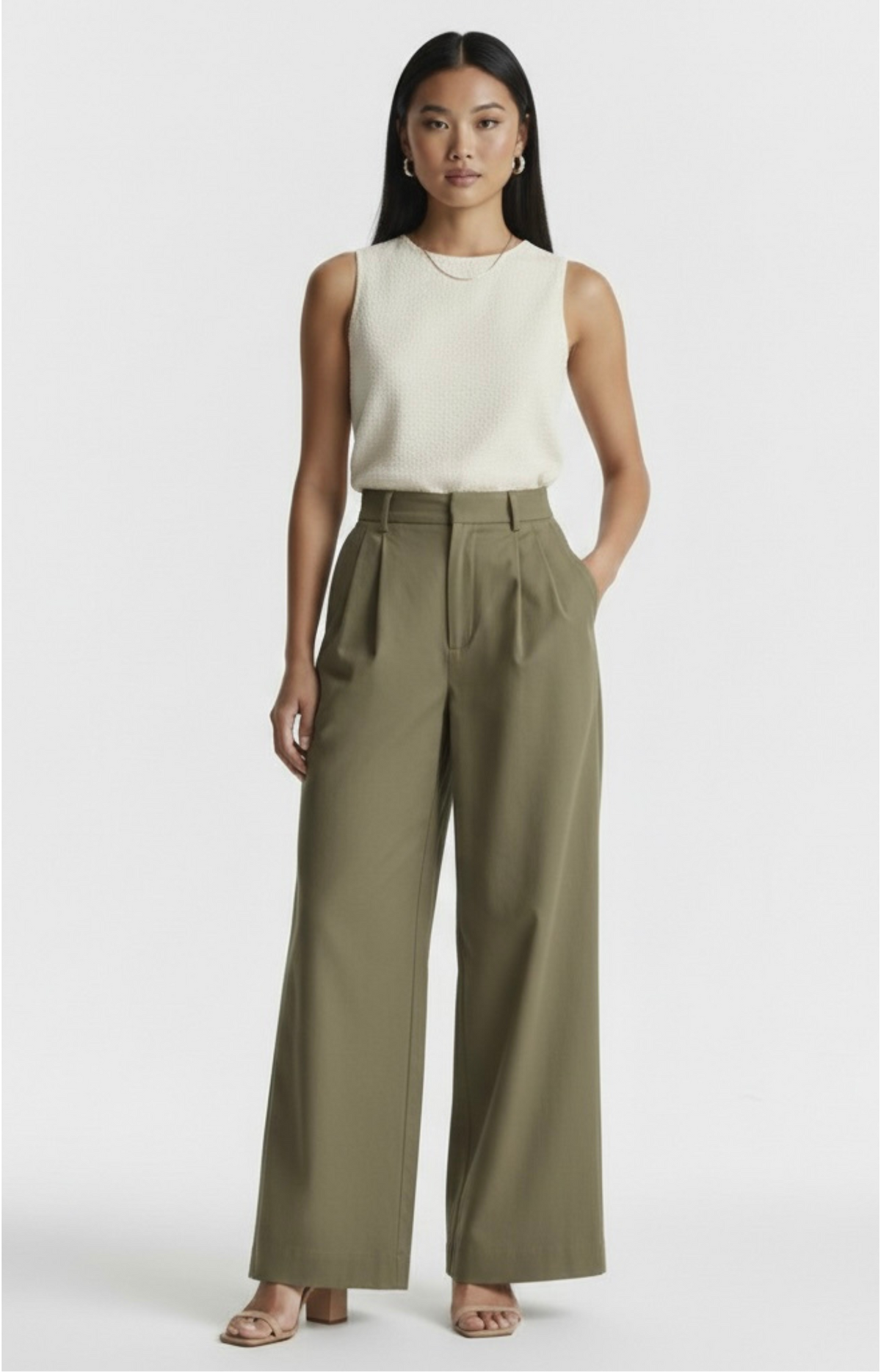 Lula Linen Pants - Green