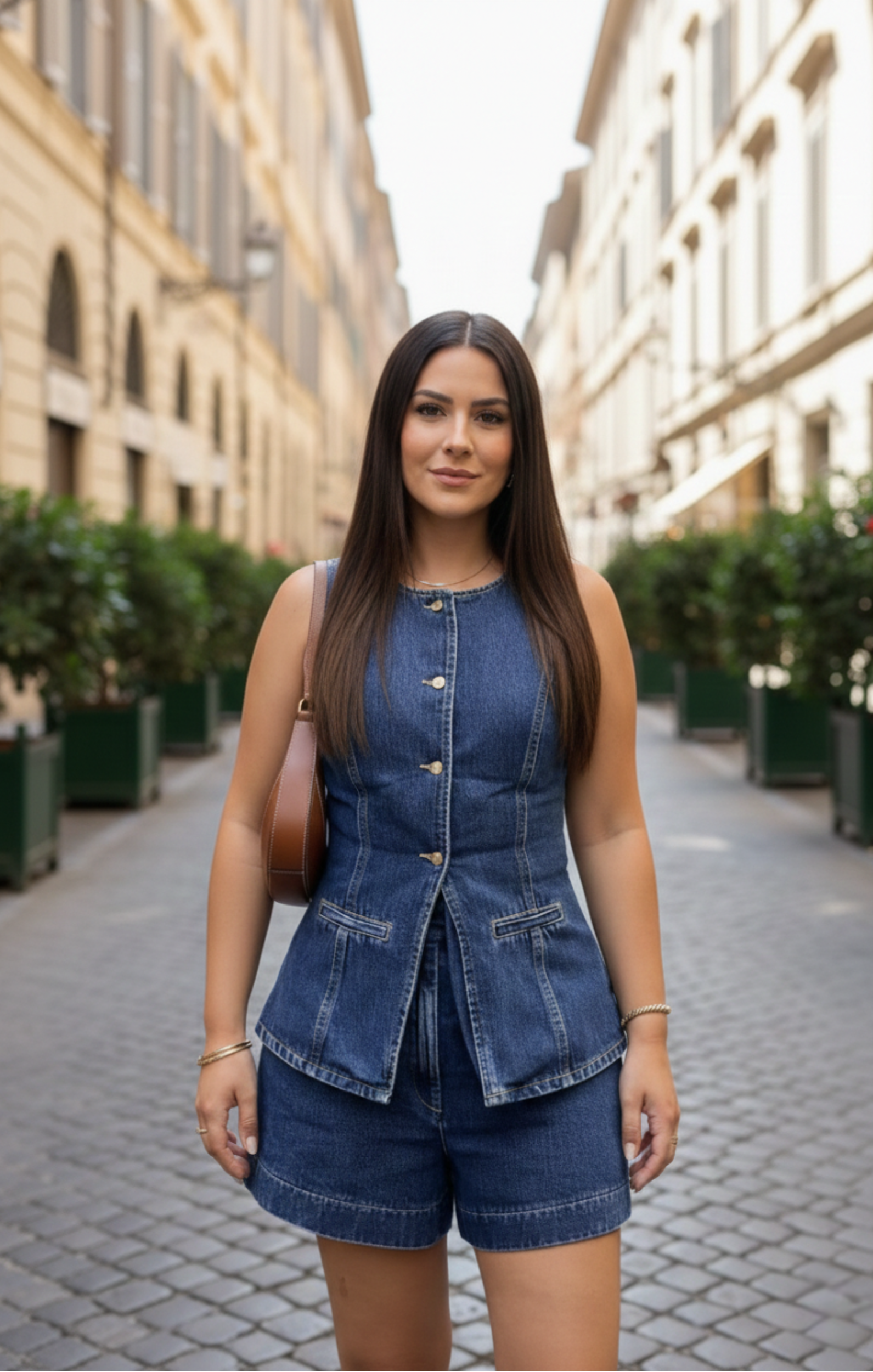 Nova Denim Shorts - Medium Wash